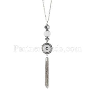 The 80CM Necklace with pendant fit 18mm snaps chunks