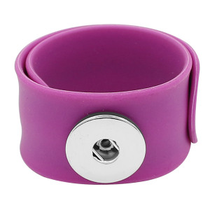 Creative papa circle Silica gel Hot Sale Trendy Snap Button Bracelet Bangles fit 20MM Snap Jewelry fun gift