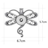 Pendant of necklace without chain fit snaps style fit 18&20mm chunks jewelry