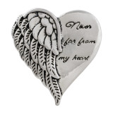 20MM love  big size snap Silver Plated KC9869 snap jewelry