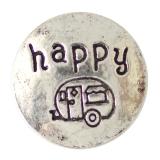 20MM happy snap Antique Silver Plated KB6853 snaps jewelry