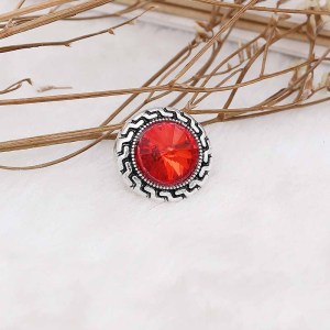 20MM snap Jul. birthstone red KC6580 interchangable snaps jewelry