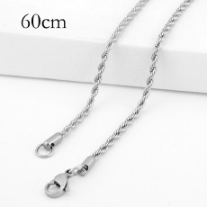 60CM Stainless steel fashion rope chain fit all jewelry