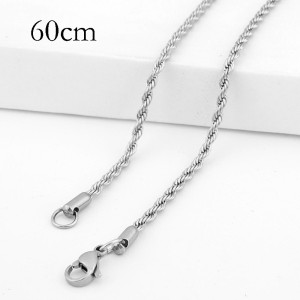 60CM Stainless steel fashion rope chain fit all jewelry