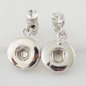 Fit 12mm Snaps Earrings fit snaps chunks