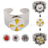 Adjustable size 17-19 MM Snaps Rings fit 12MM snaps chunks