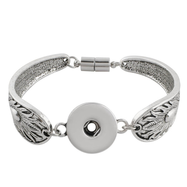 1 buttons snaps metal bracelet fit snaps chunks
