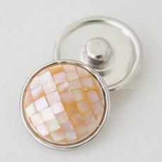 18MM snap yellow shell KB2801-AR interchangable snaps jewelry