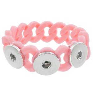 3 Buttons Silicone Stretch bracelet