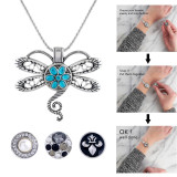 Pendant of necklace without chain fit snaps style fit 18&20mm chunks jewelry