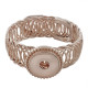 1 button snaps metal rose gold bracelet fit 20mm snaps chunks KC0793