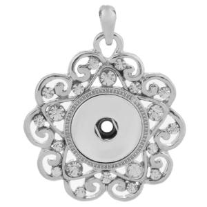 Pendant of necklace fit 18mm chunks snap jewelry
