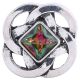 20MM snap Antique Silver plated with Colourful  Rhinestone KC6251 snaps jewelry multicolor