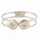 2 buttons snaps metal armband fit snaps chunks