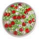 snaps button with green chunks rhinestones KC2705 snaps jewelry