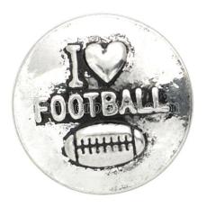 20MM love football snap  KB6815 snaps jewelry