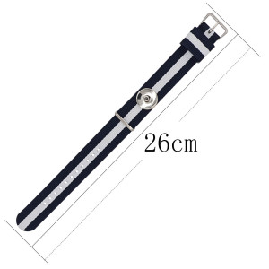 1 buttons White blue KC0888 Watch bracelets fit 20MM snaps chunks