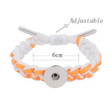 1 buttons Orange Rope  KC0511  new type Bracelet fit 20mm snaps chunks