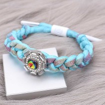 charms 20MM  design snap Silver Plated with opal  rhinestone  KC9214 snaps jewelry multicolor