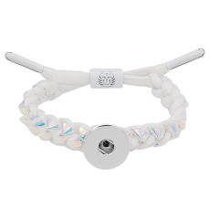 1 buttons Colorful Rope  KC0507 new type Bracelet fit 20mm snaps chunks