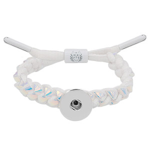 1 buttons Colorful Rope  KC0507 new type Bracelet fit 20mm snaps chunks