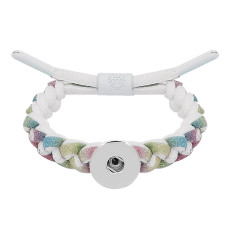 1 buttons Colorful Rope  KC0514 new type Bracelet fit 20mm snaps chunks