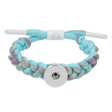 1 buttons Colorful Rope  KC0513 new type Bracelet fit 20mm snaps chunks