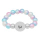 colorful beads kids junior style  bracelets Fit 18/20mm snaps chunks CH3022
