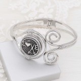 1 buttons snap sliver bracelet fit snaps jewelry KC0519