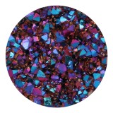 20MM Artificial Crystal snap charms  Silver Plated with Rhinestone KC9223