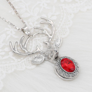 20MM design snap Silver Plated with red rhinestone  KC9231 charms snaps jewelry