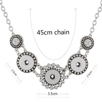 45CM good value necklace fit 18mm chunks snap jewelry