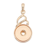 snap Fashion gold pendant fit 20MM snaps style jewelry KC0480