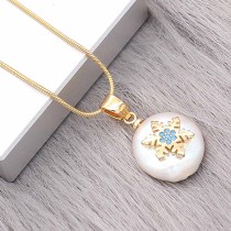 46CM high quality Stainless steel  Round Snake Gold Chain necklace
