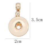snap Fashion gold pendant fit 20MM snaps style jewelry KC0481