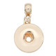 snap Fashion gold pendant fit 20MM snaps style jewelry KC0481