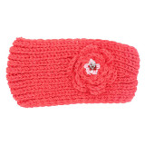 Winter Knit Headband fit 18mm snap button beige