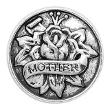 20MM mother snap Silver Plated charms KC9367 snaps jewerly