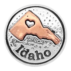 20MM State snap Silver charms 0002