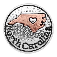 20MM State snap Silver charms 0010