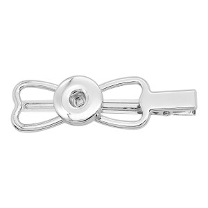 snap sliver hair accessories  fit 20MM snaps style jewelry KD0306