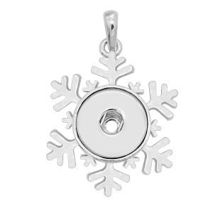 snap sliver Christmas Pendant  fit 20MM snaps style jewelry KC0498
