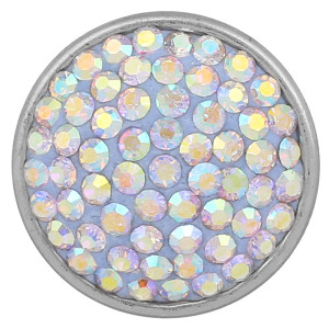 18mm Sugar snaps Alloy with multicolor chunks rhinestones KB2329 snaps jewelry