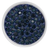 20mm snaps blue Rhinestones Chunks Poppers With High Quality Bottom