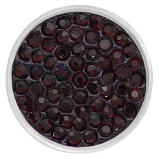 20mm snaps purple Rhinestones Chunks Poppers With High Quality Bottom