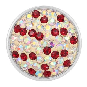 18mm Sugar snaps Alloy with chunks rhinestones KB2405-AF snaps jewelry