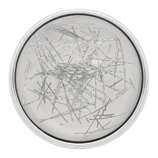 20MM design snap Silver Plated silver Thread KC2219