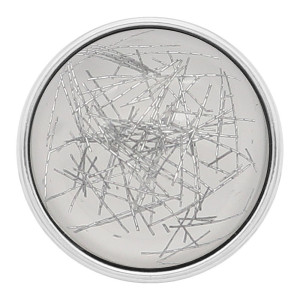 20MM design snap Silver Plated silver Thread KC2219