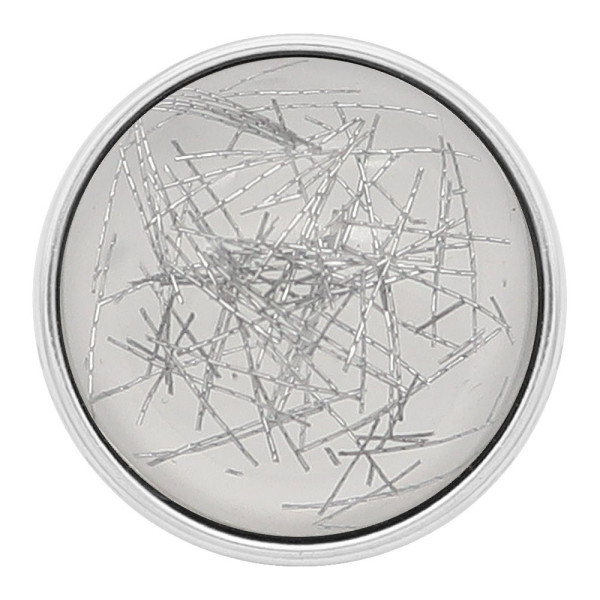 20MM design snap Silver Plated silver Thread KC2219