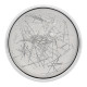 20MM design snap Silver Plated silver Thread KC2219
